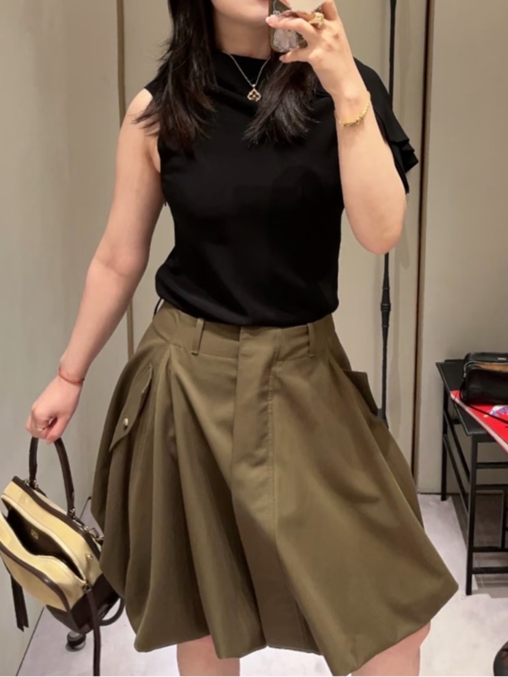 Loewe Skirt in cotton and silk Fr36 - Picture 5 of 8